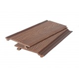 POLIVAN Фасад 3D WOOD BRUSHING 21*156 мм из ДПК цвет: Светло-коричневый